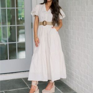Belted Maxi Dress